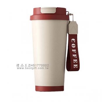 陶瓷內膽咖啡杯磨砂高顏值馬克杯隨行保溫杯