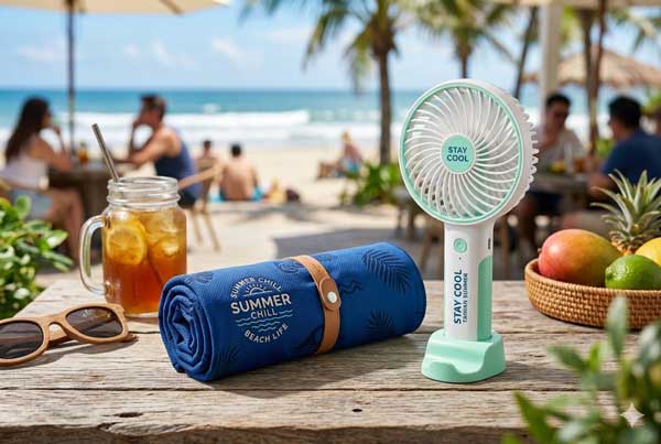 夏季流量保衛戰客製化涼感巾與手持風扇如何從贈品變身業績推手