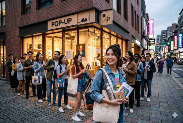 快閃店的靈魂為什麼贈品才是排隊的真正推手